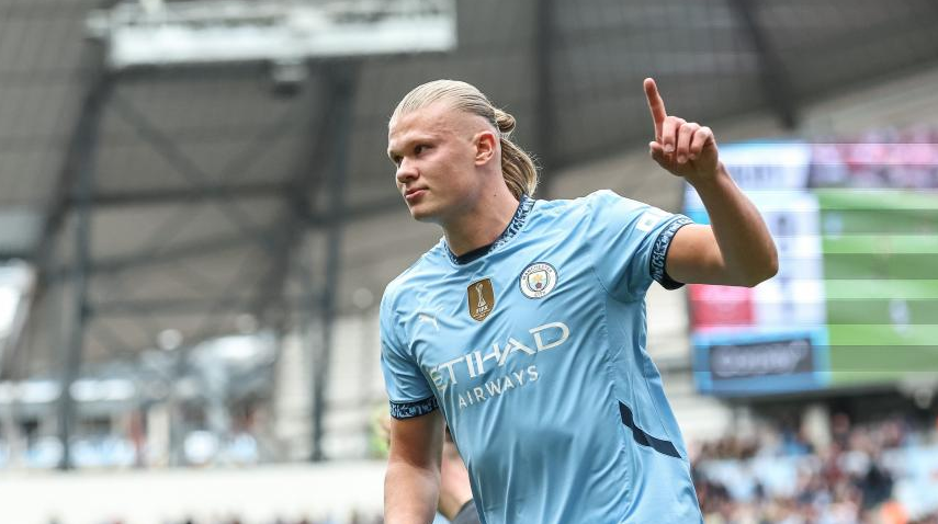 haaland 100 gols pelo manchester city 